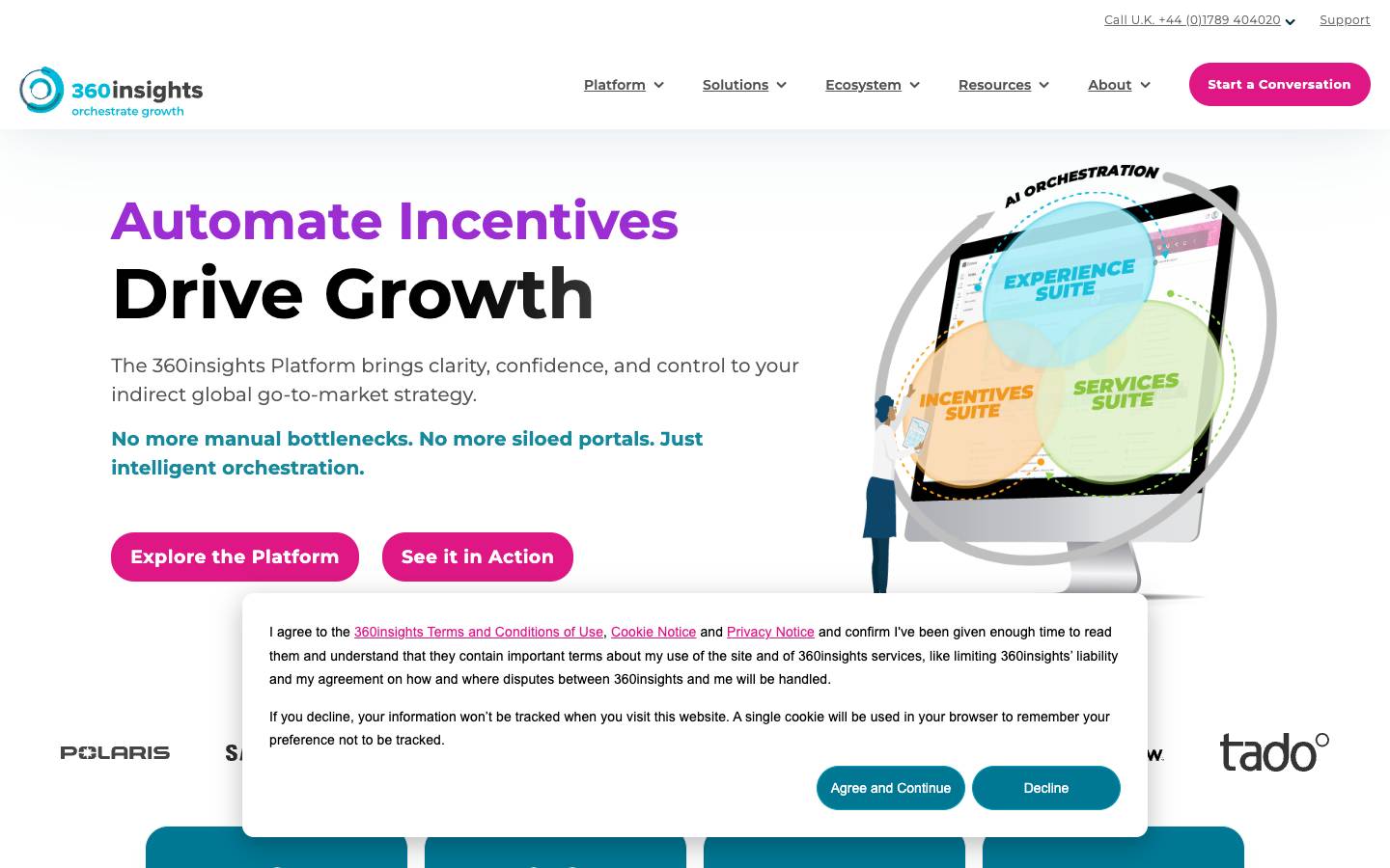 360ecosystems's homepage, as read on Oct 2, 2026