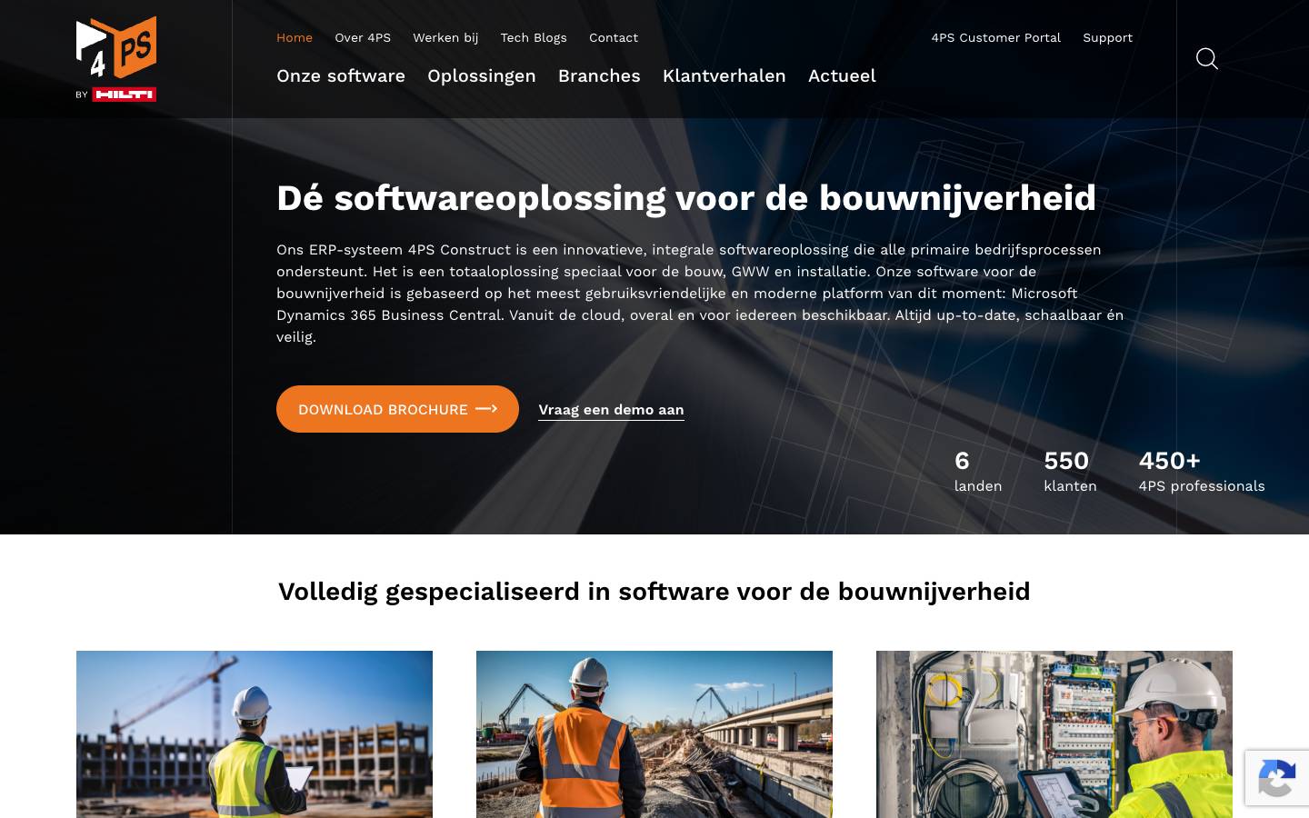 4PS's homepage, as read on Oct 2, 2026