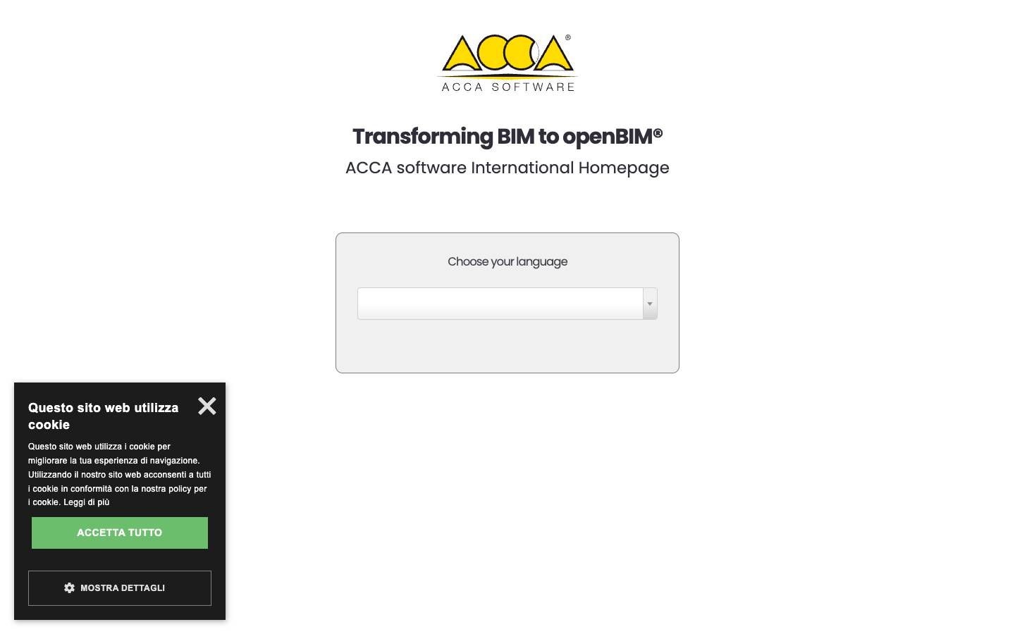 ACCA software's homepage, as read on Oct 2, 2026