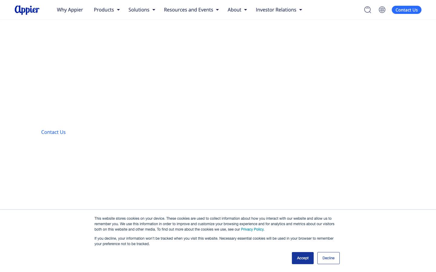 Appier's homepage, as read on Oct 2, 2026