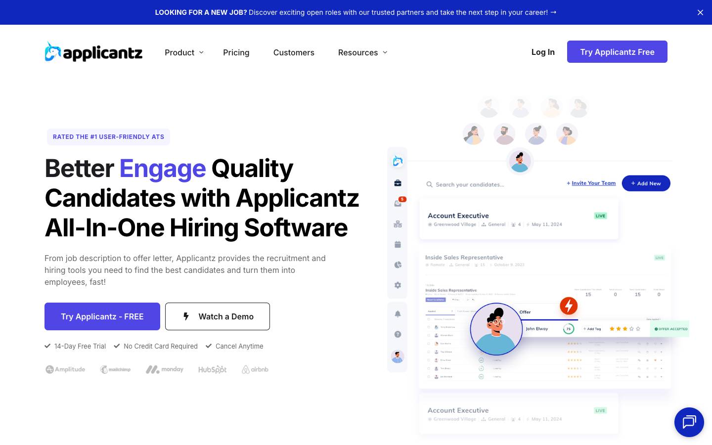 Applicantz's homepage, as read on Oct 2, 2026