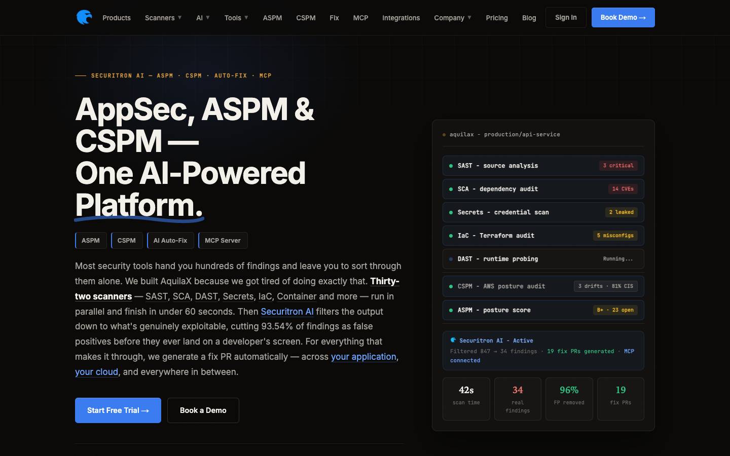 AquilaX's homepage, as read on Oct 2, 2026