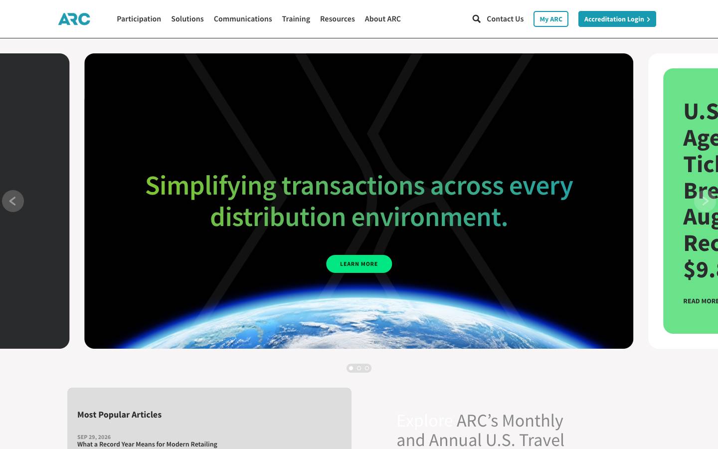 Airlines Reporting's homepage, as read on Oct 6, 2026