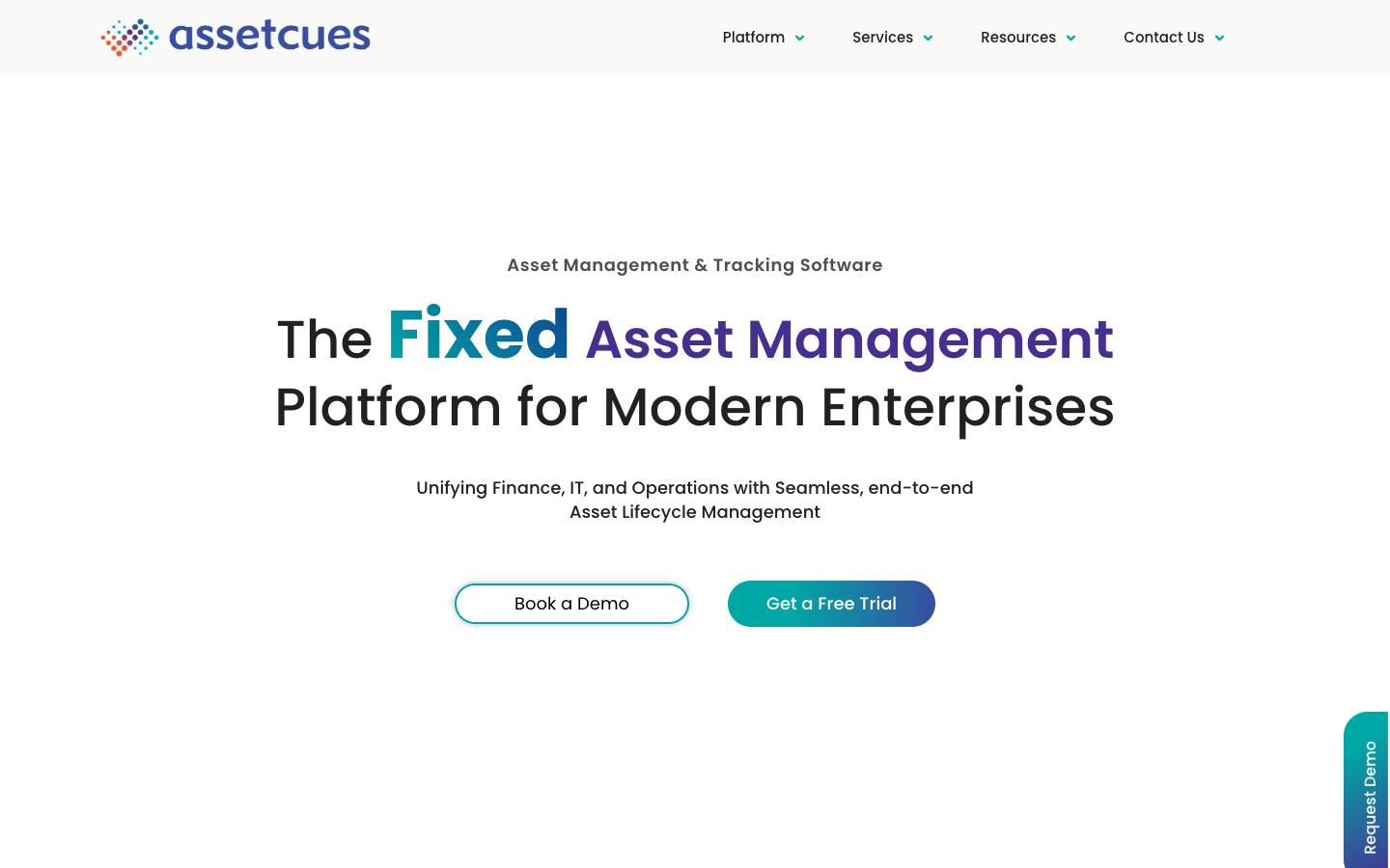 AssetCues's homepage, as read on Oct 2, 2026