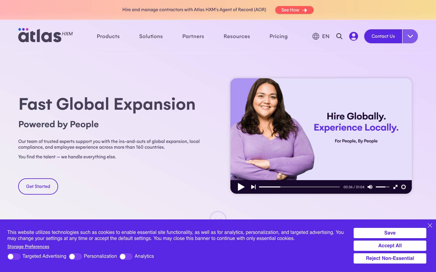 Atlas HXM's homepage, as read on Oct 2, 2026