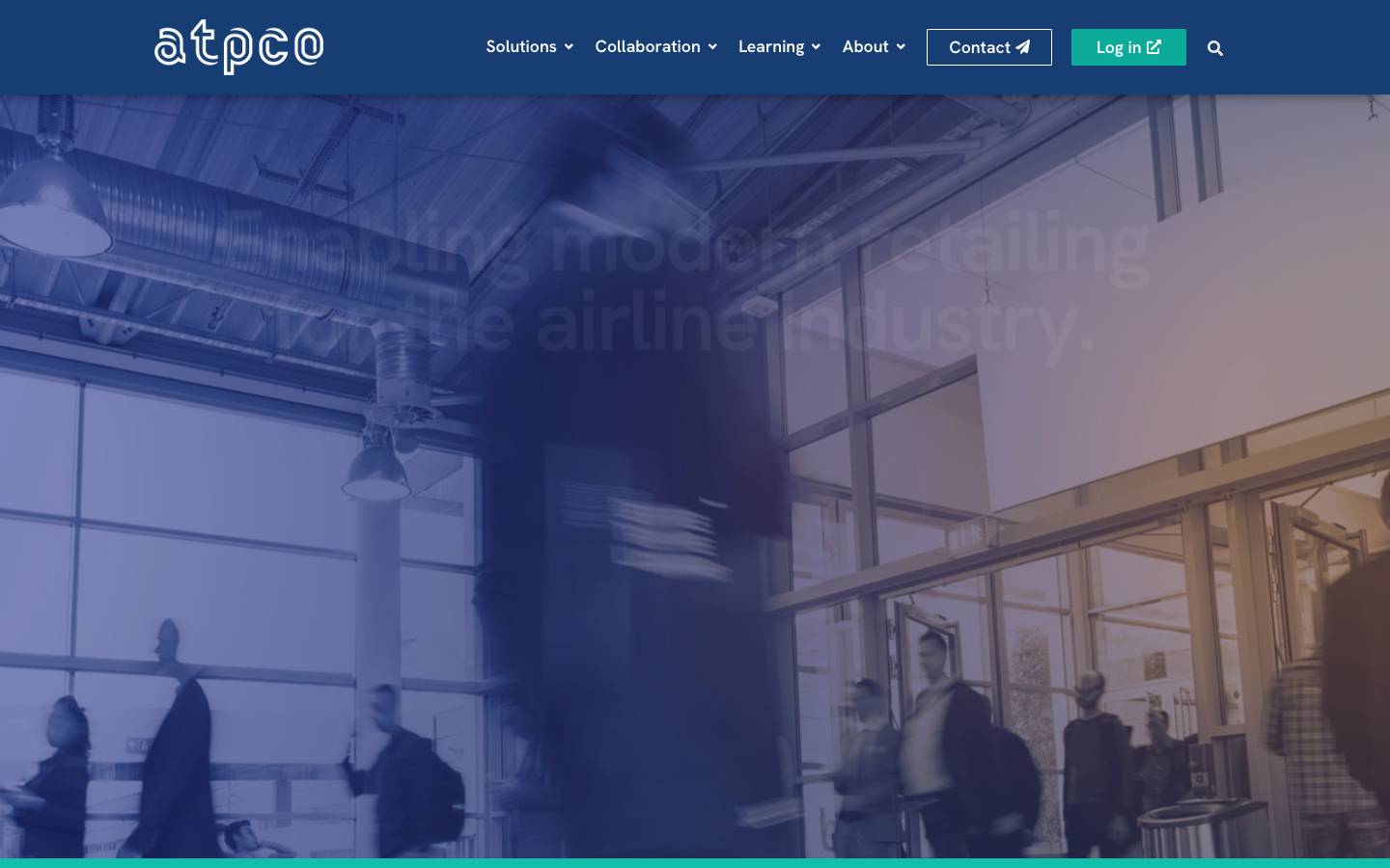 ATPCO's homepage, as read on Oct 6, 2026