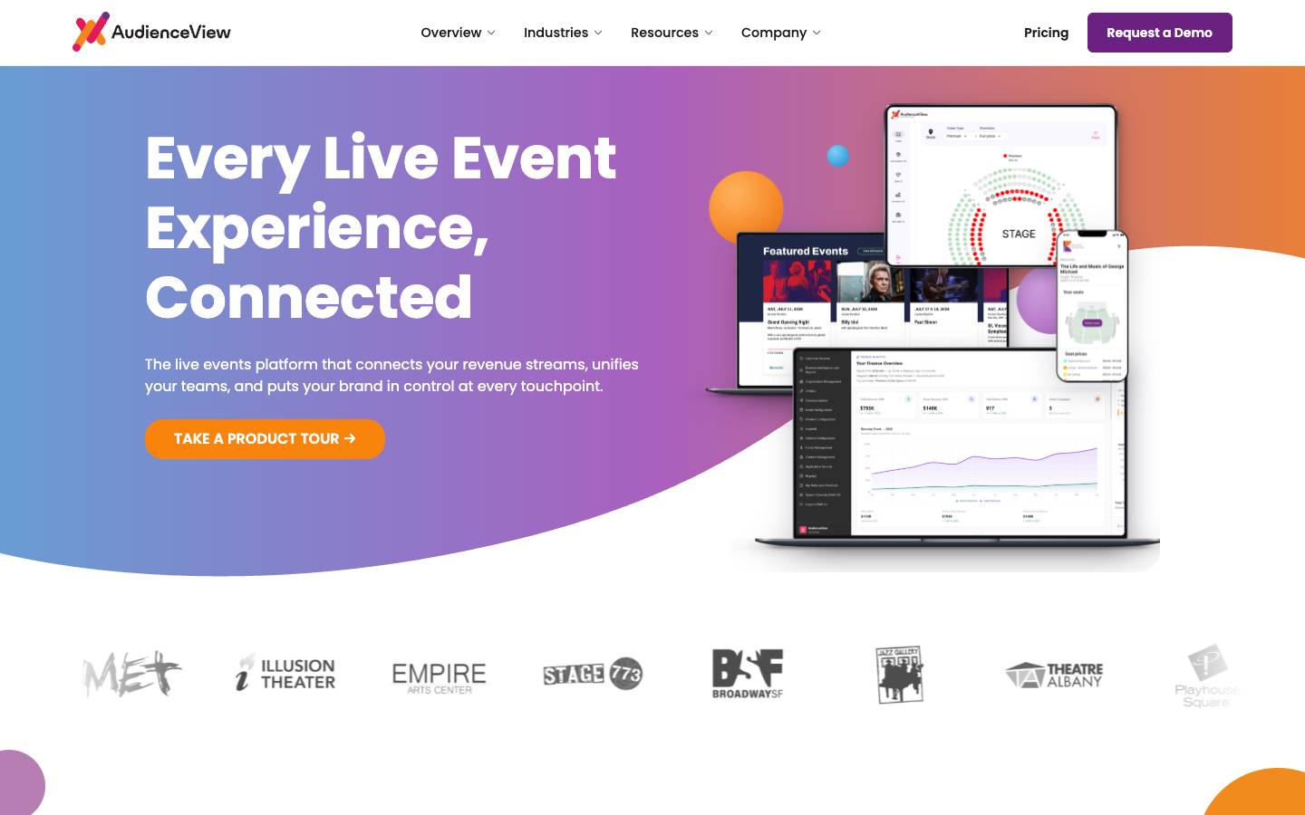Audience View's homepage, as read on Oct 2, 2026