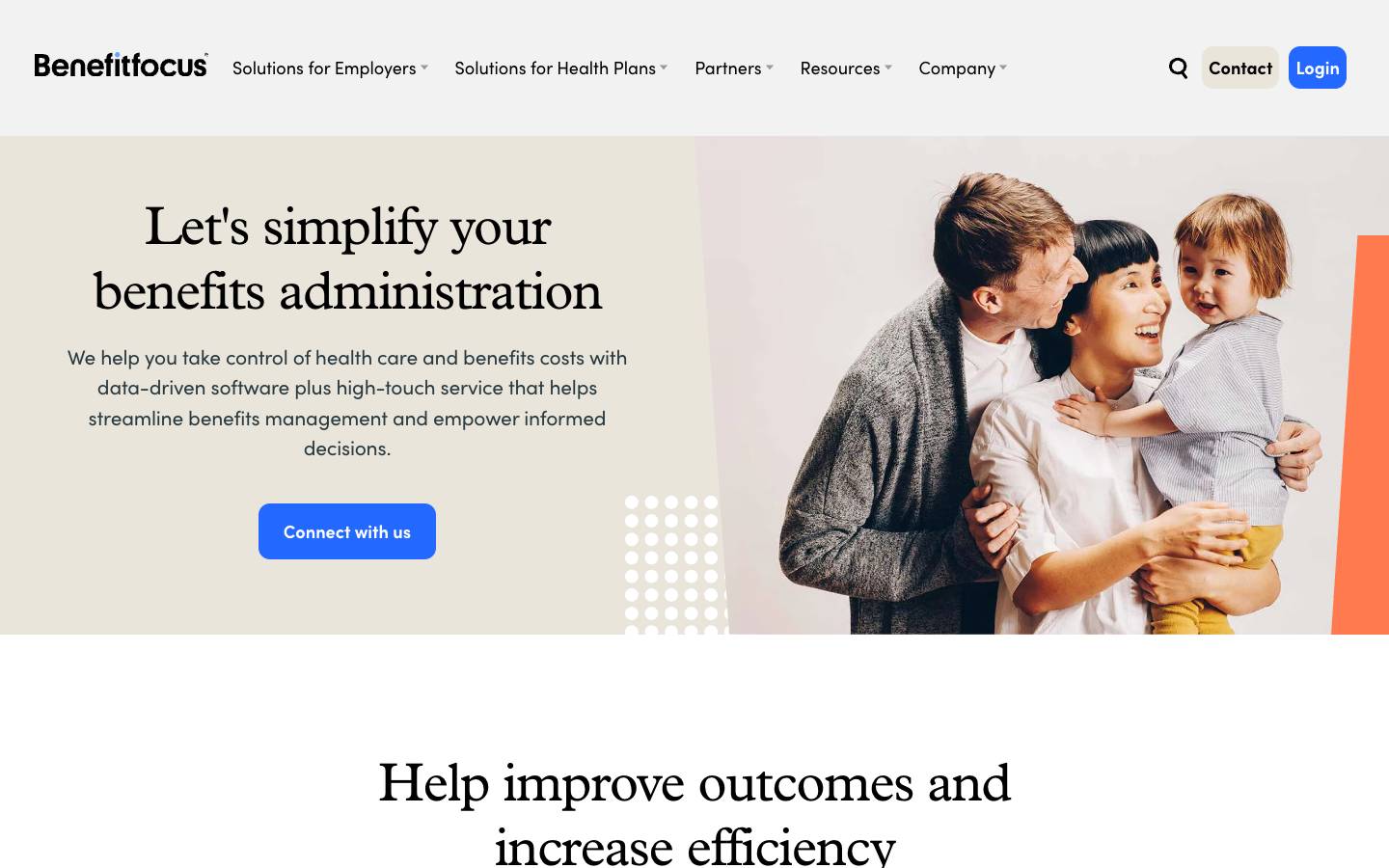 Benefitfocus's homepage, as read on Oct 2, 2026