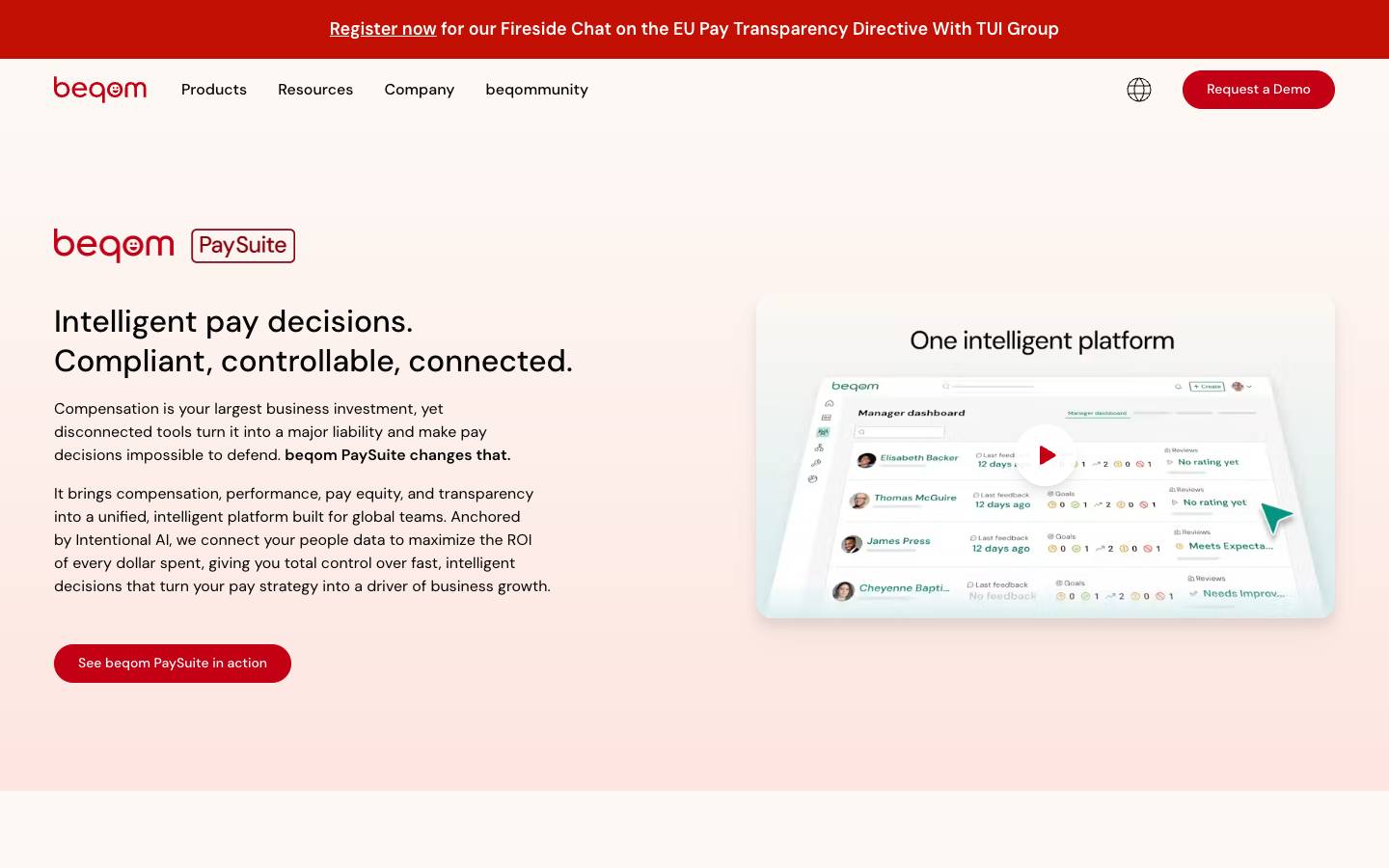 beqom's homepage, as read on Oct 2, 2026
