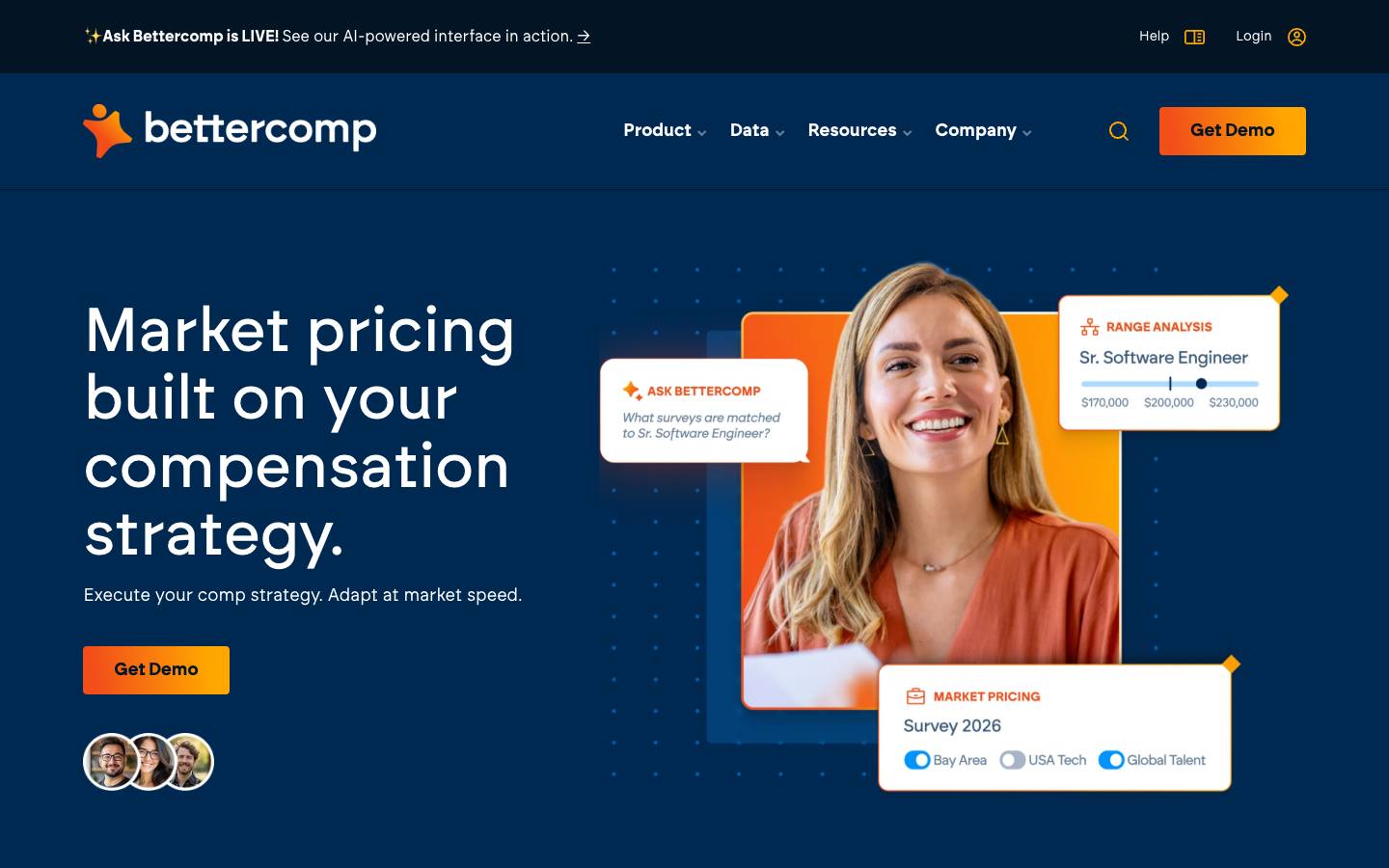Bettercomp's homepage, as read on Oct 2, 2026
