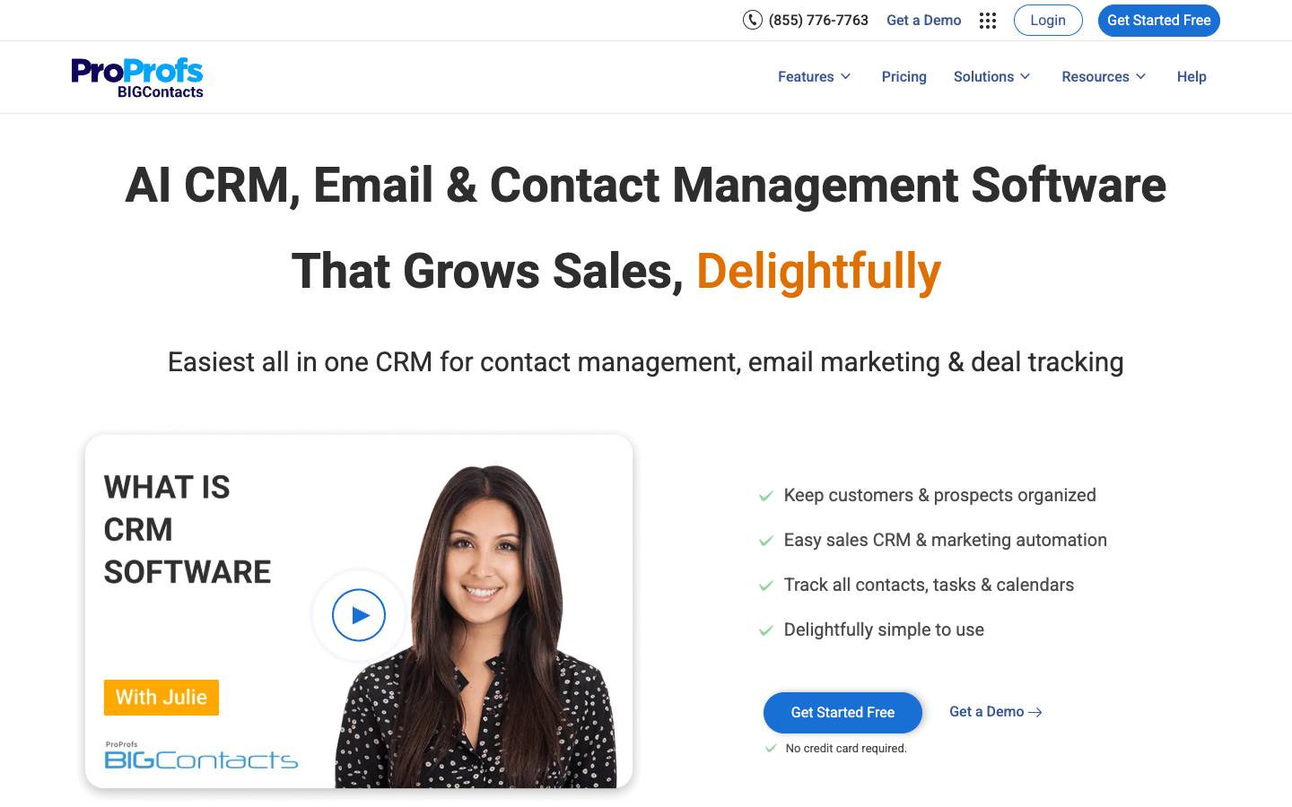 BigContacts's homepage, as read on Oct 2, 2026