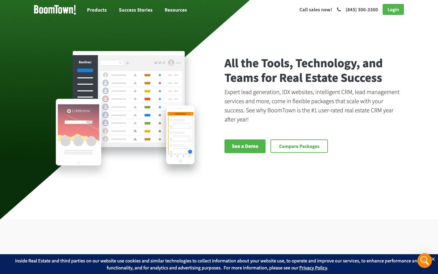 BoomTown!'s homepage, as read on Oct 6, 2026