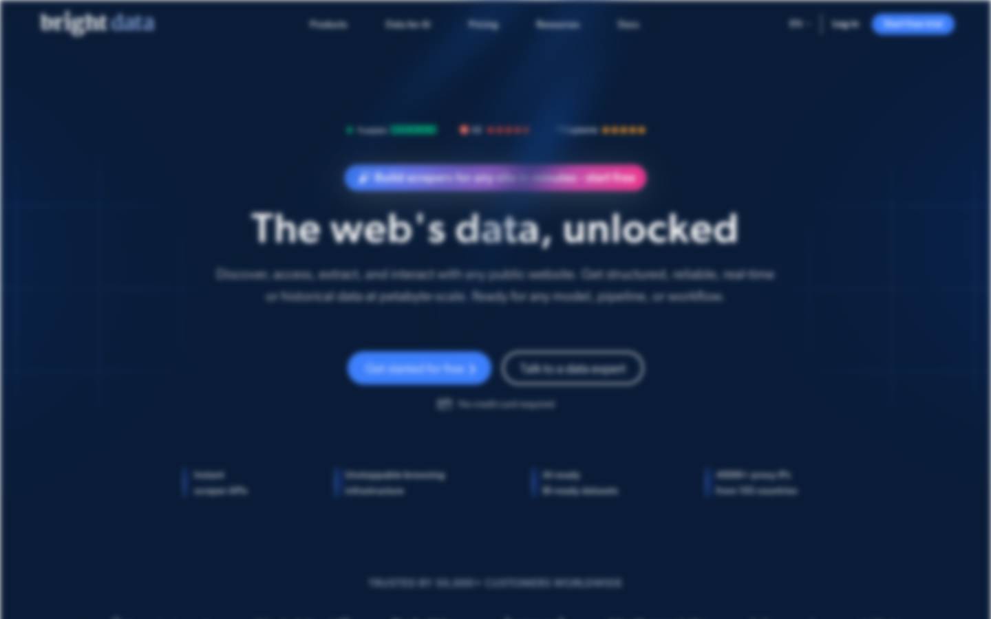 Bright Data's homepage, as read on Oct 2, 2026
