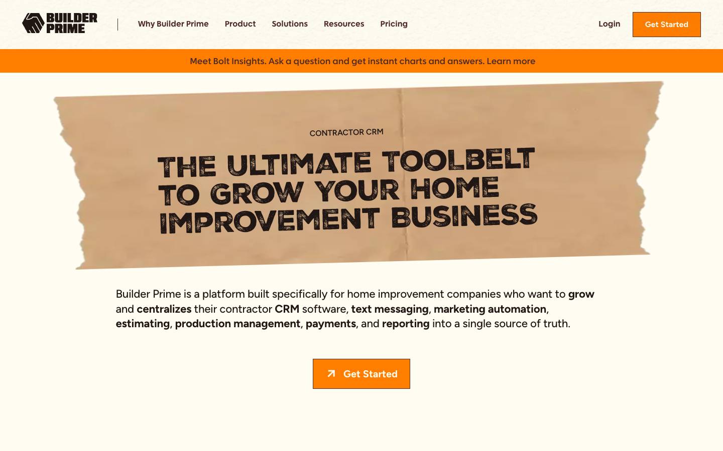Builderprime's homepage, as read on Oct 2, 2026