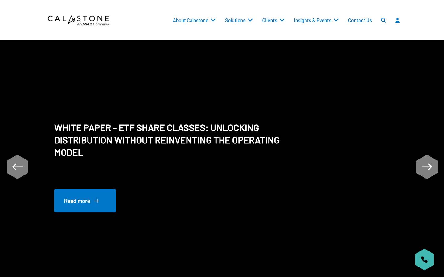 Calastone's homepage, as read on Oct 2, 2026