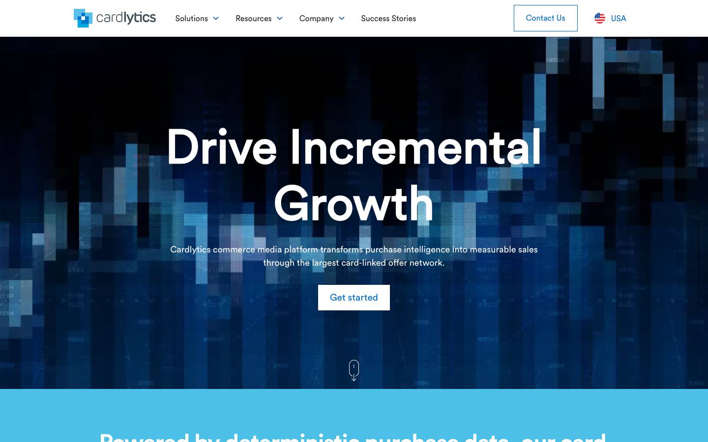 Cardlytics's homepage, as read on Oct 2, 2026