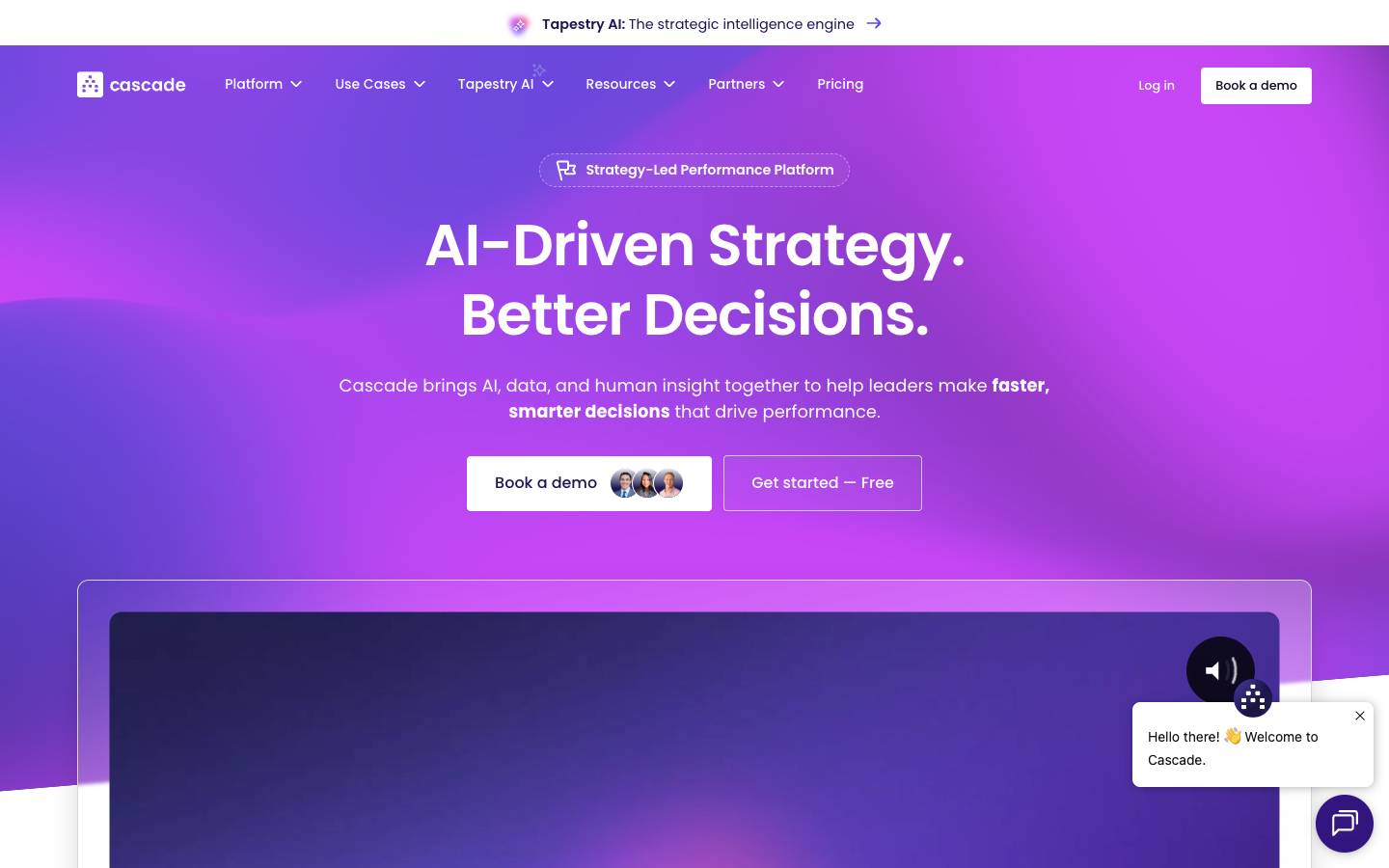 Cascade's homepage, as read on Oct 2, 2026