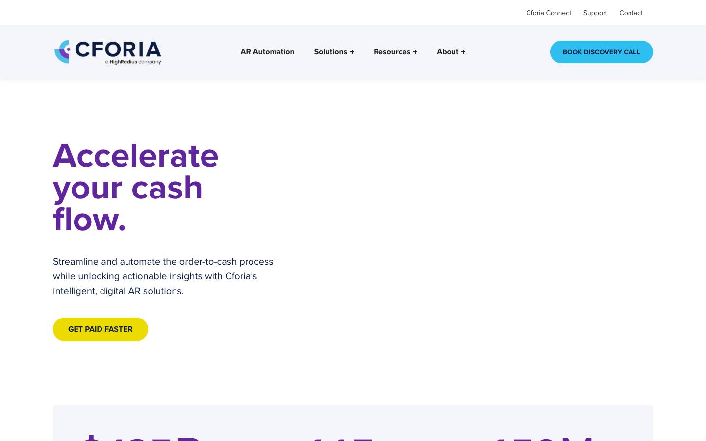 Cforia's homepage, as read on Oct 2, 2026