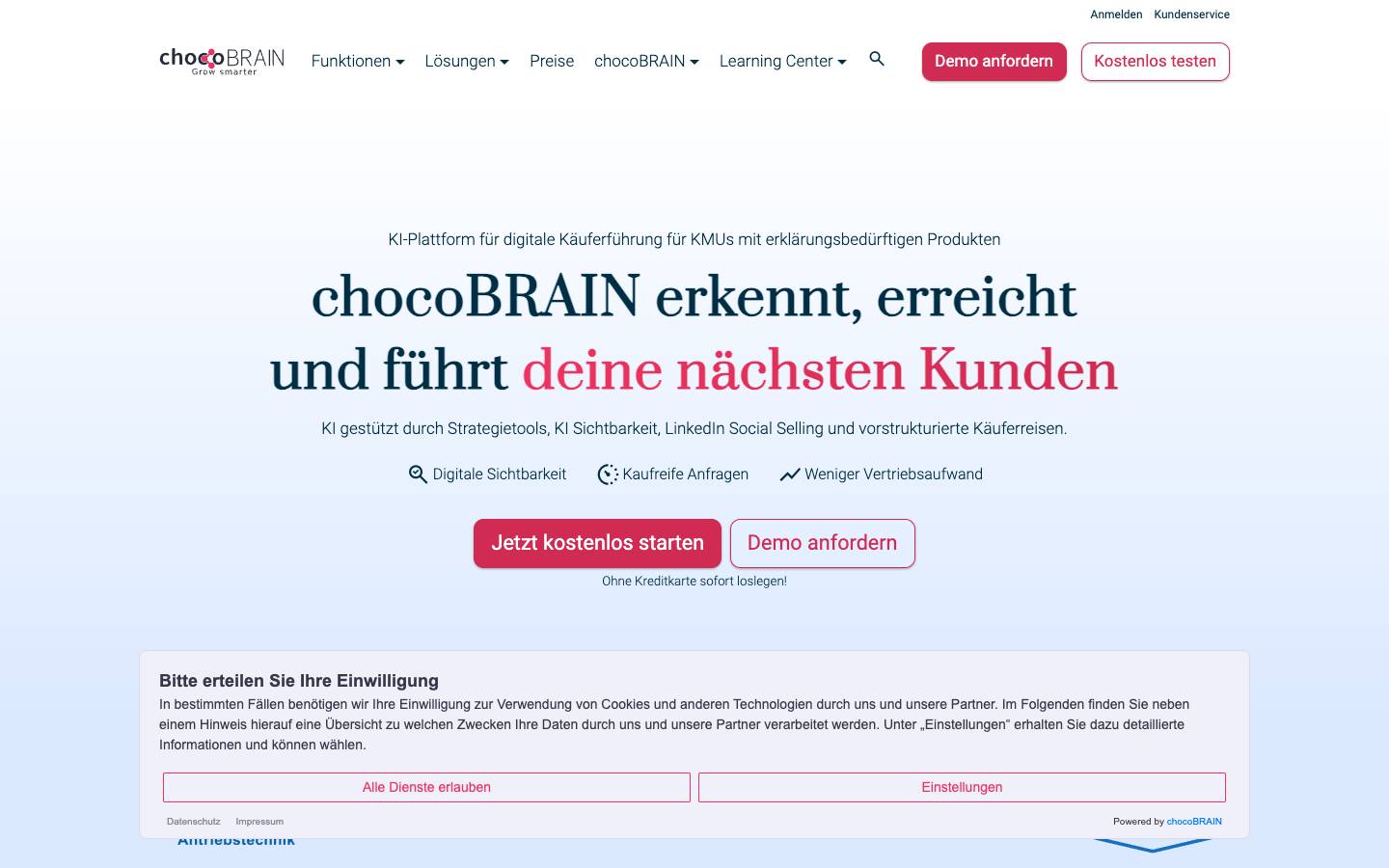 chocoBRAIN's homepage, as read on Oct 2, 2026