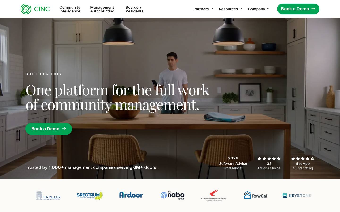 CINC Systems's homepage, as read on Oct 2, 2026