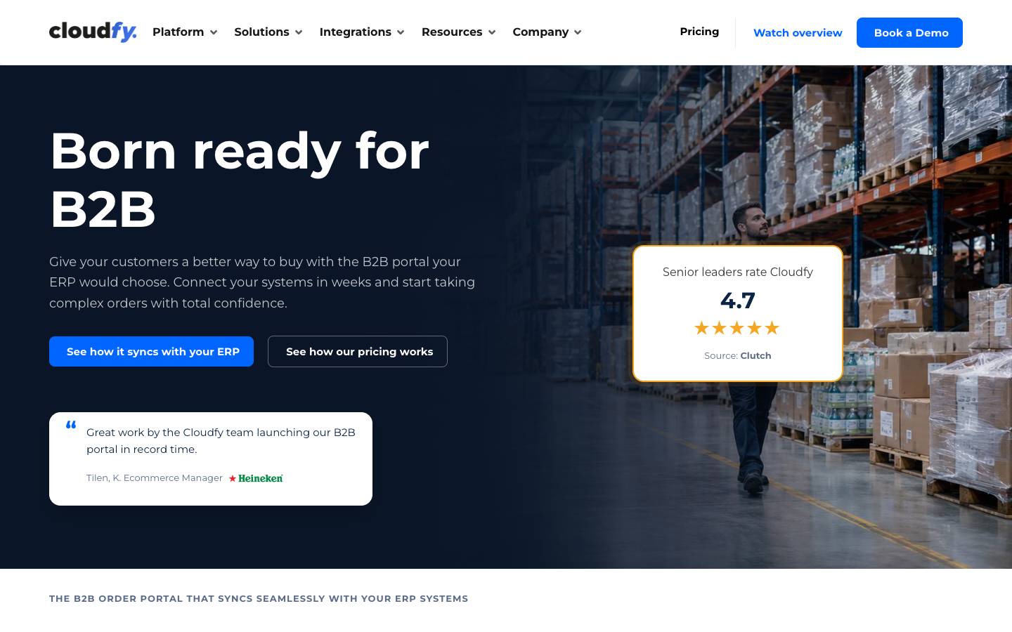 Cloudfy's homepage, as read on Oct 2, 2026