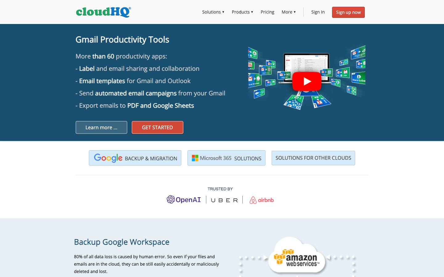 Cloudhq's homepage, as read on Oct 2, 2026