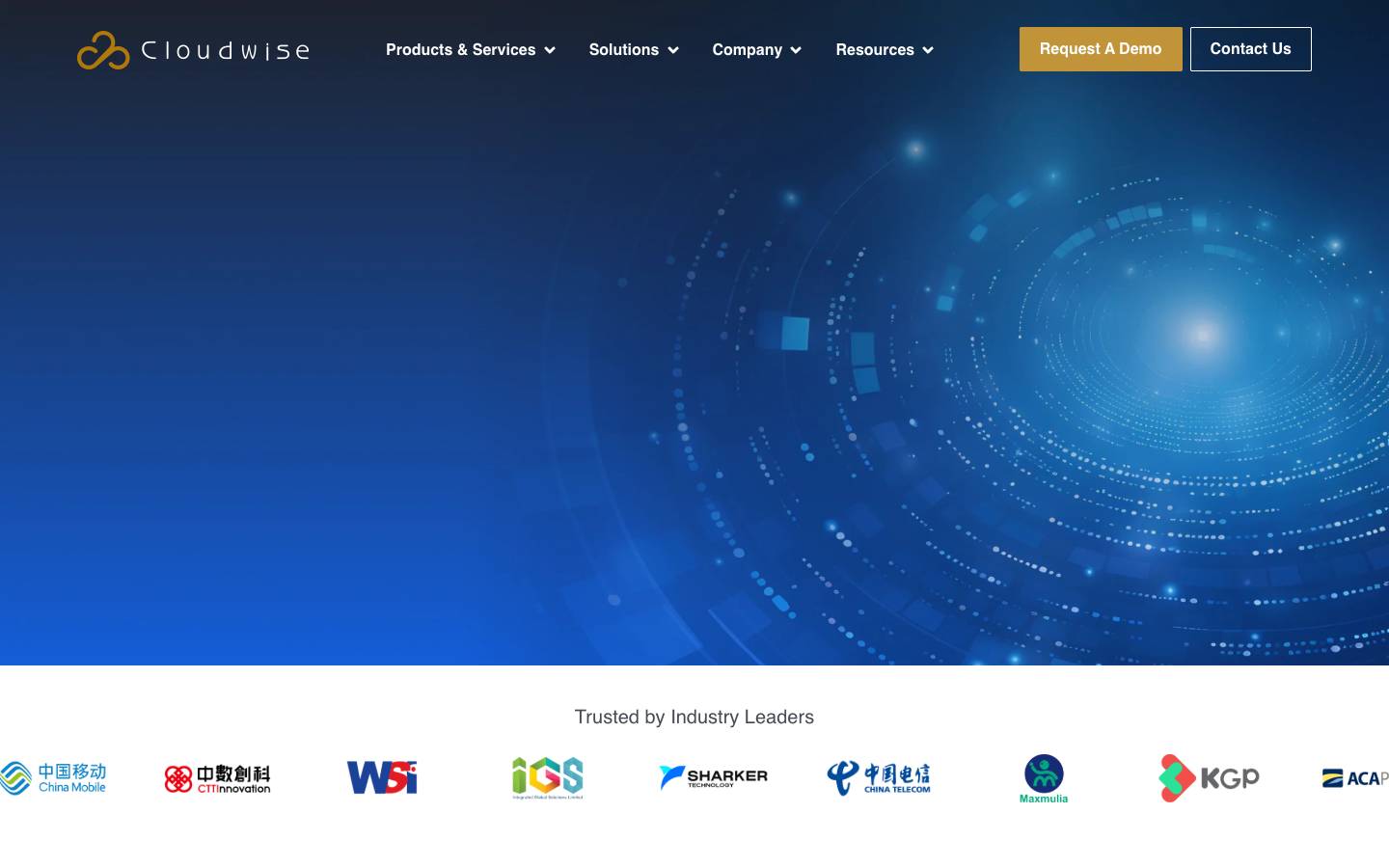Cloudwise's homepage, as read on Oct 6, 2026