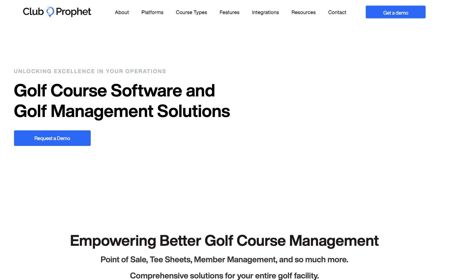Club Prophet's homepage, as read on Oct 2, 2026