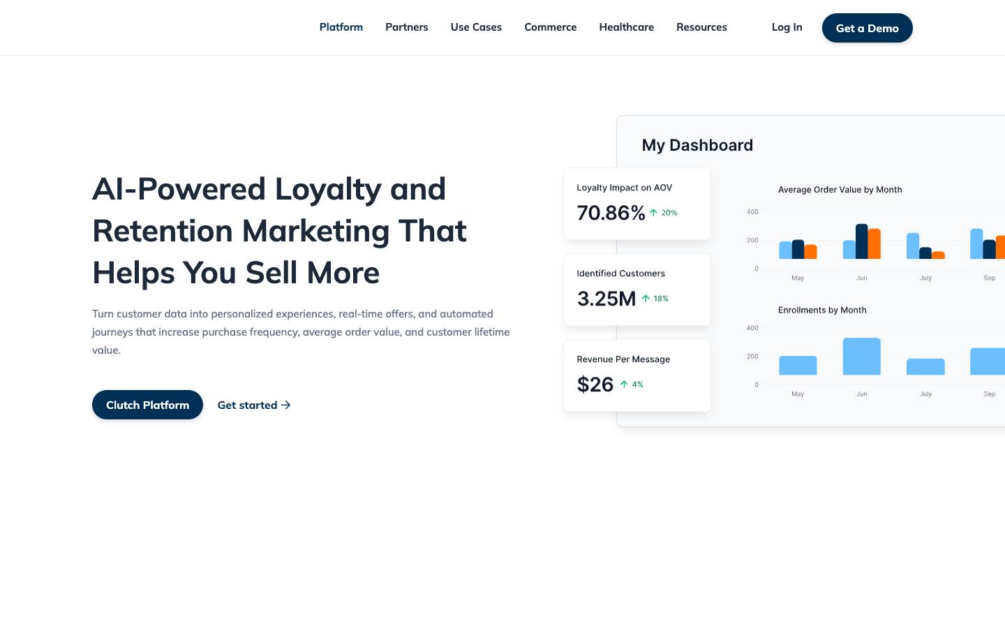 Clutch's homepage, as read on Oct 2, 2026
