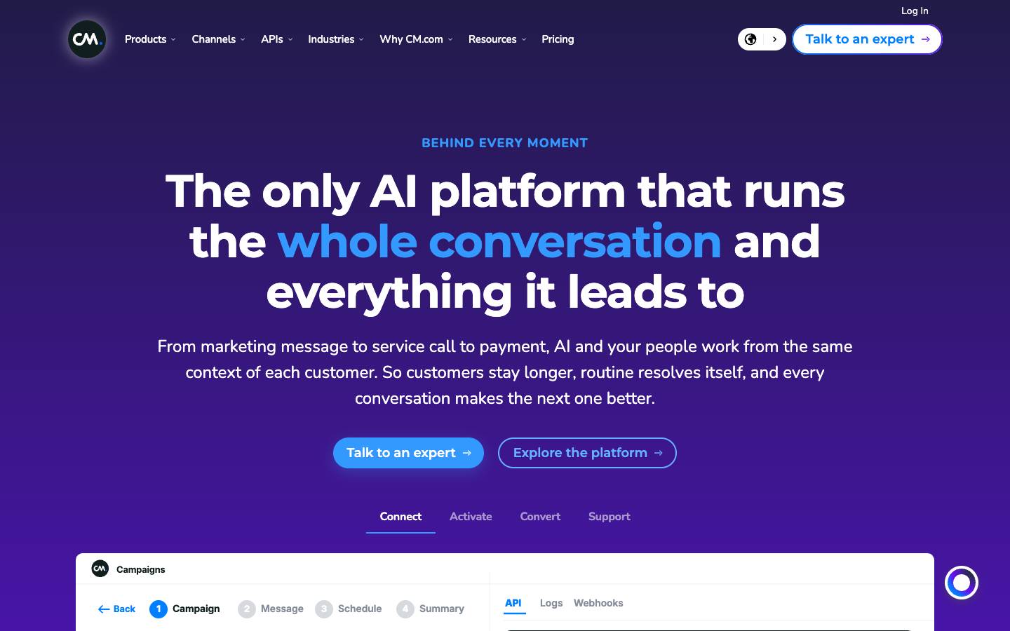 CM's homepage, as read on Oct 2, 2026