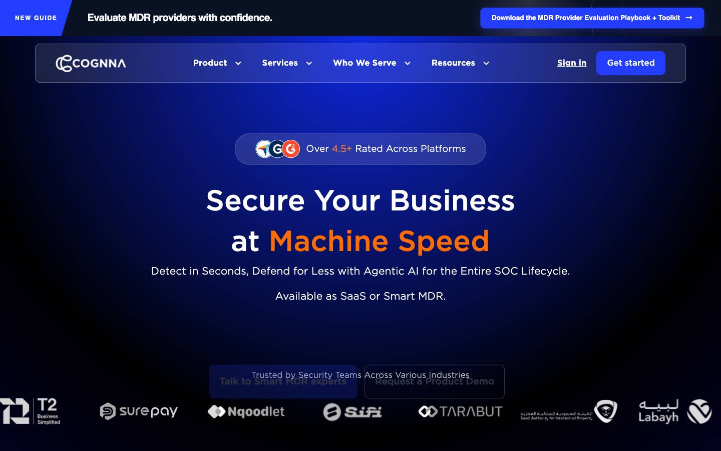 COGNNA's homepage, as read on Oct 6, 2026
