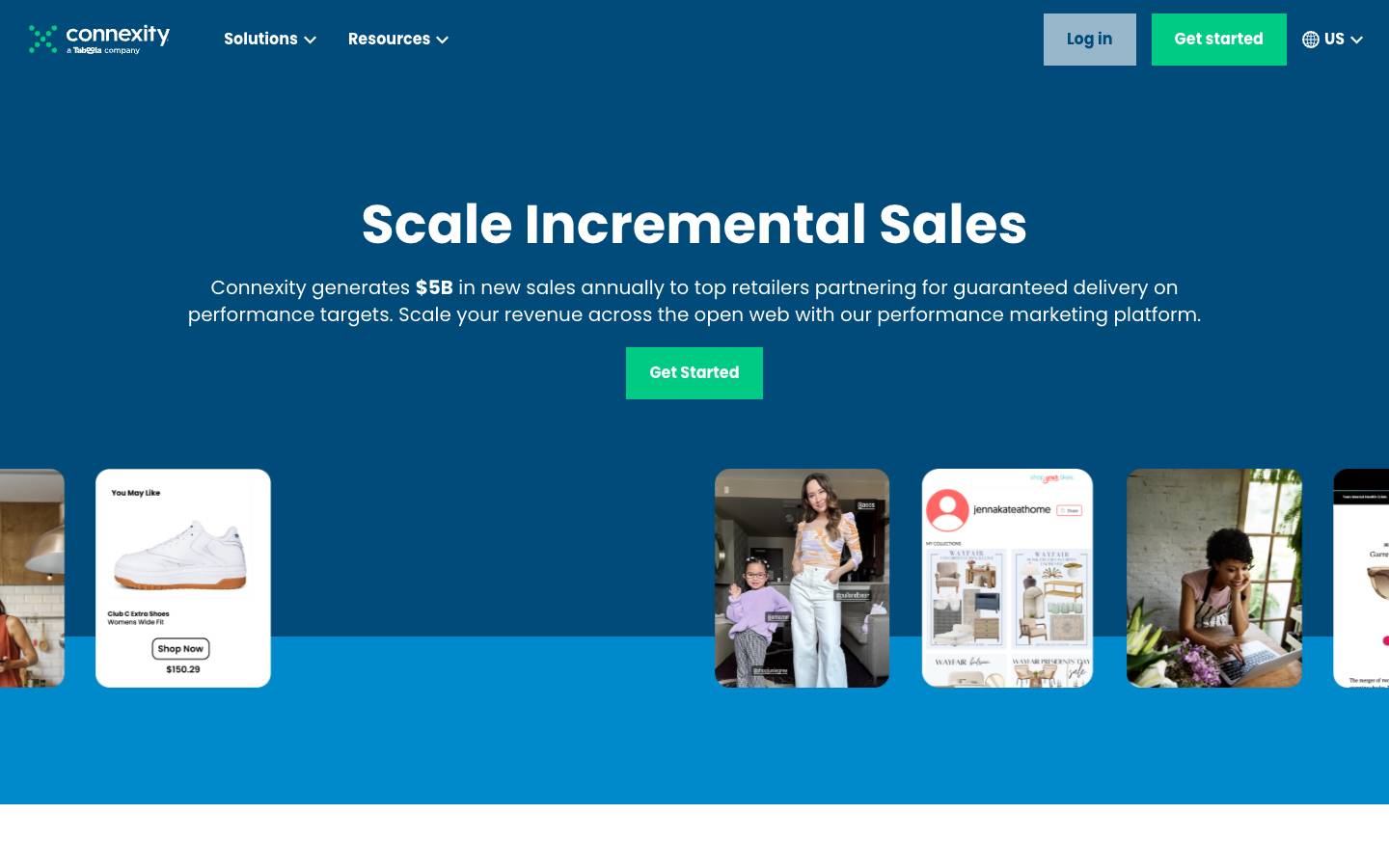 Connexity's homepage, as read on Oct 2, 2026