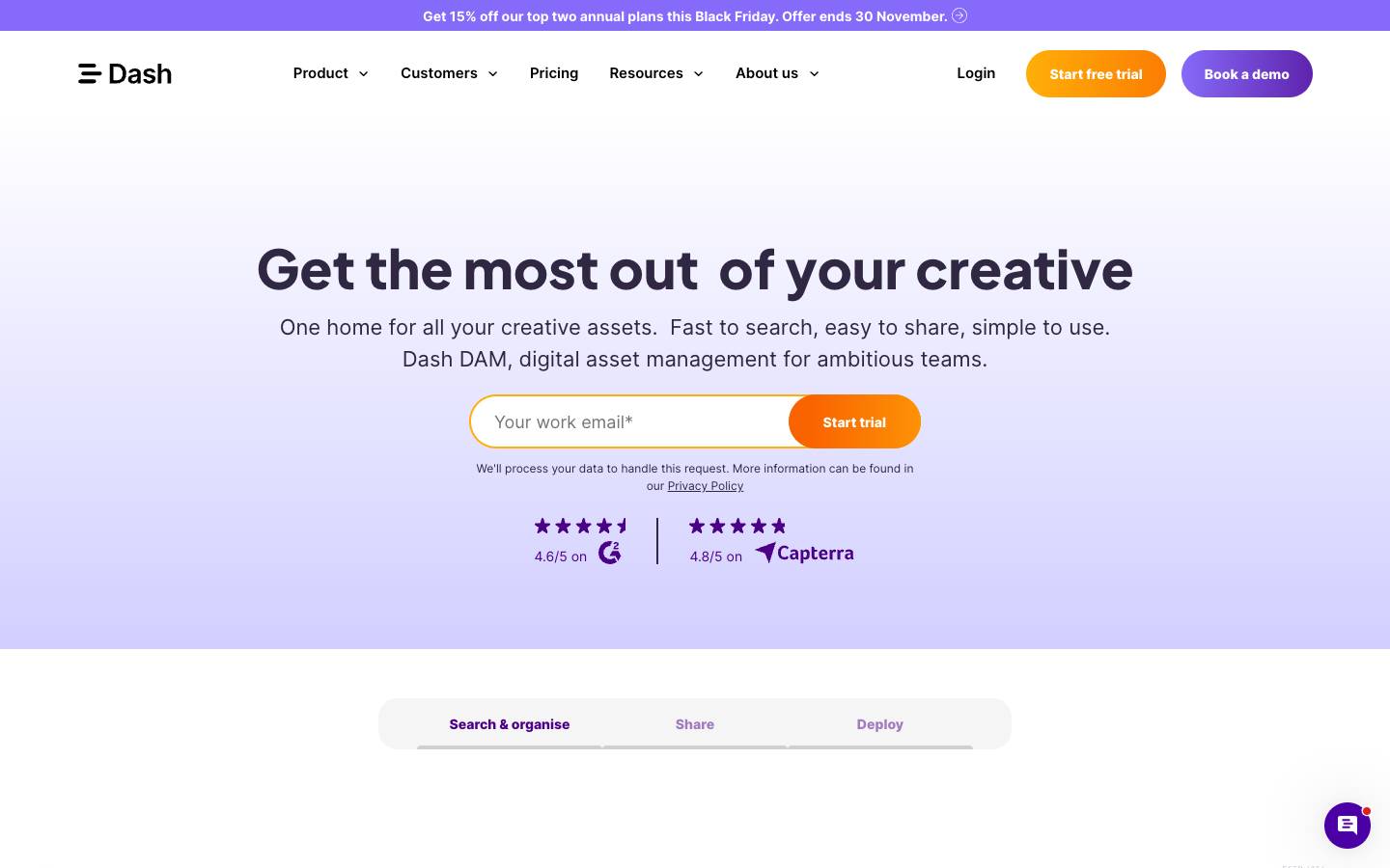 Dash's homepage, as read on Oct 2, 2026