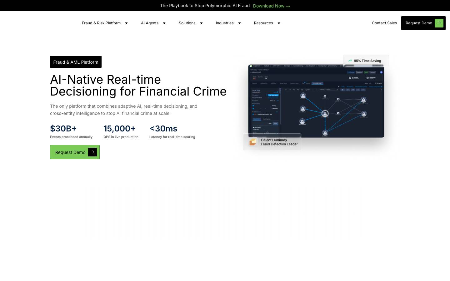 DataVisor's homepage, as read on Oct 2, 2026