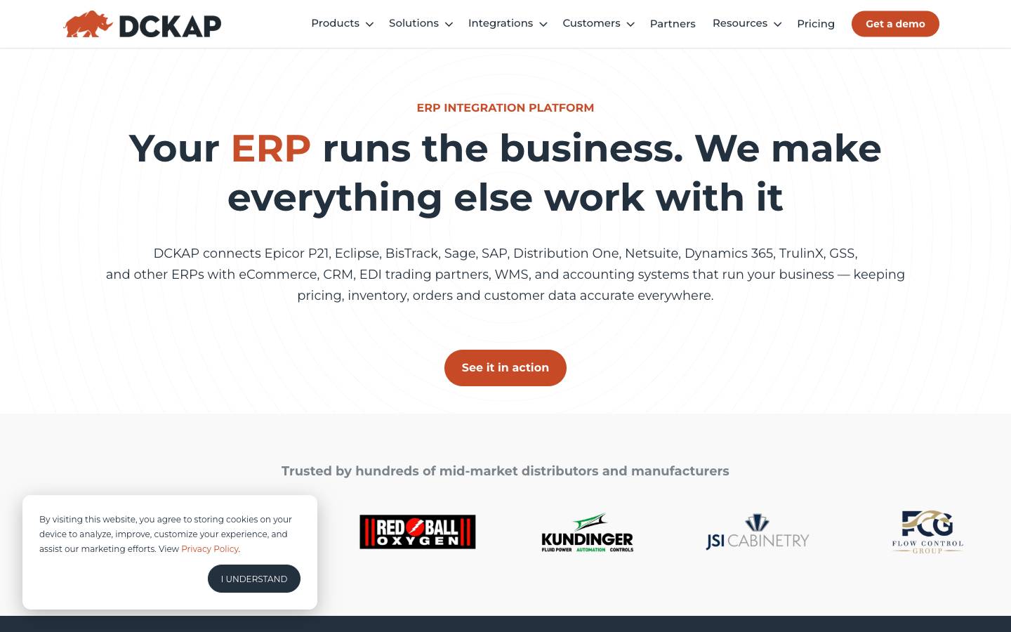 DCKAP's homepage, as read on Oct 2, 2026