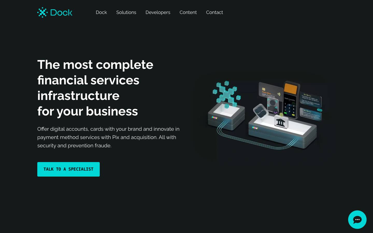 Dock's homepage, as read on Oct 2, 2026