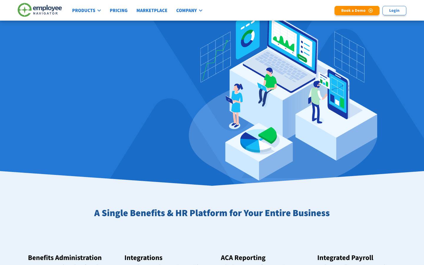 Employeenavigator's homepage, as read on Oct 6, 2026