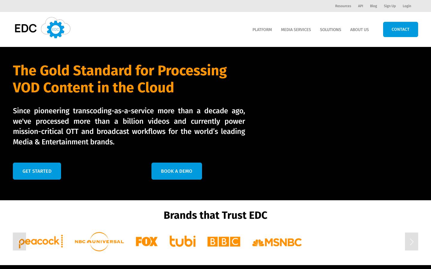 Encoding.com's homepage, as read on Oct 2, 2026