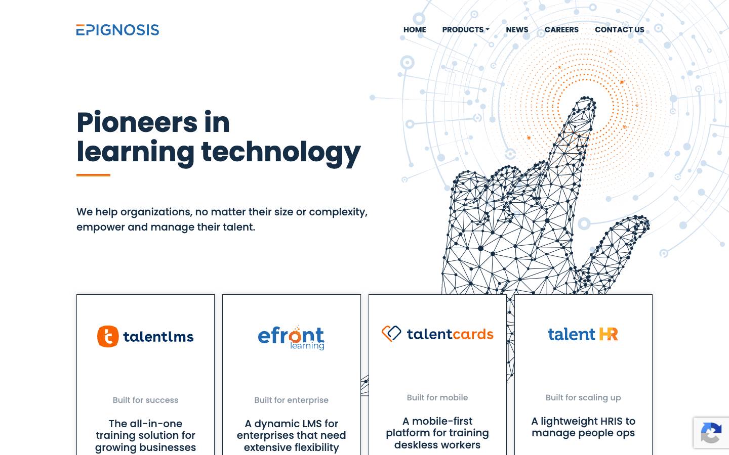Epignosis's homepage, as read on Oct 2, 2026