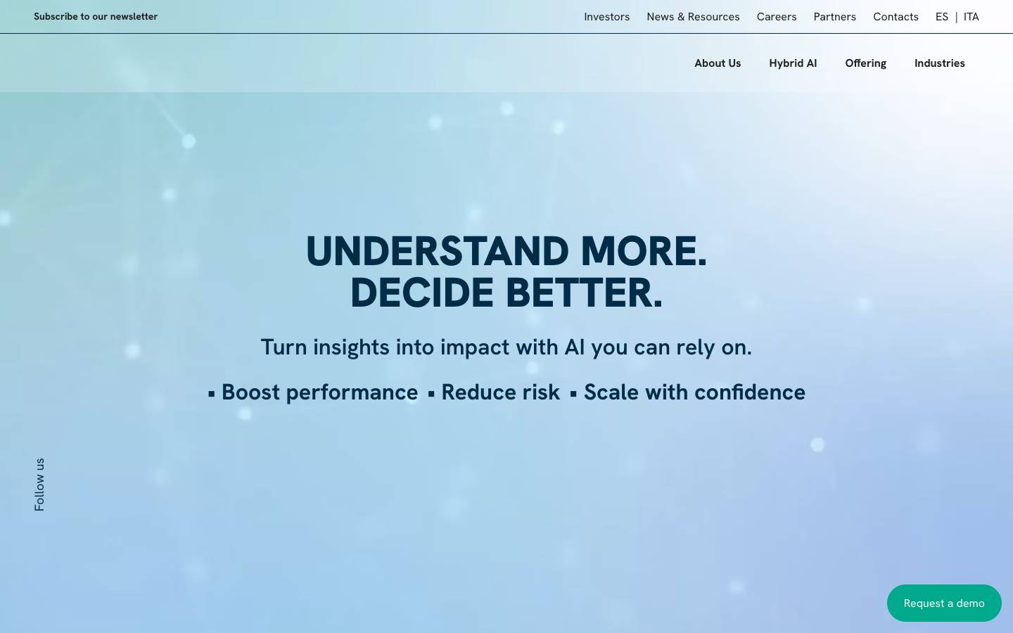 Expertsystem Cogito's homepage, as read on Oct 2, 2026