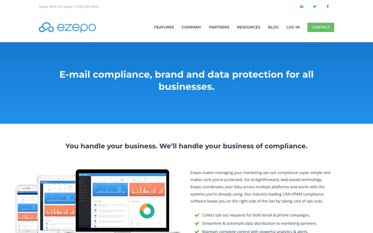 Ezepo's homepage, as read on Oct 2, 2026