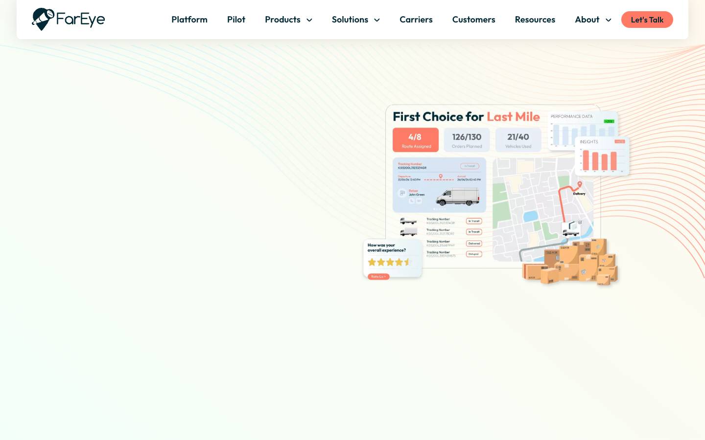 FarEye's homepage, as read on Oct 2, 2026