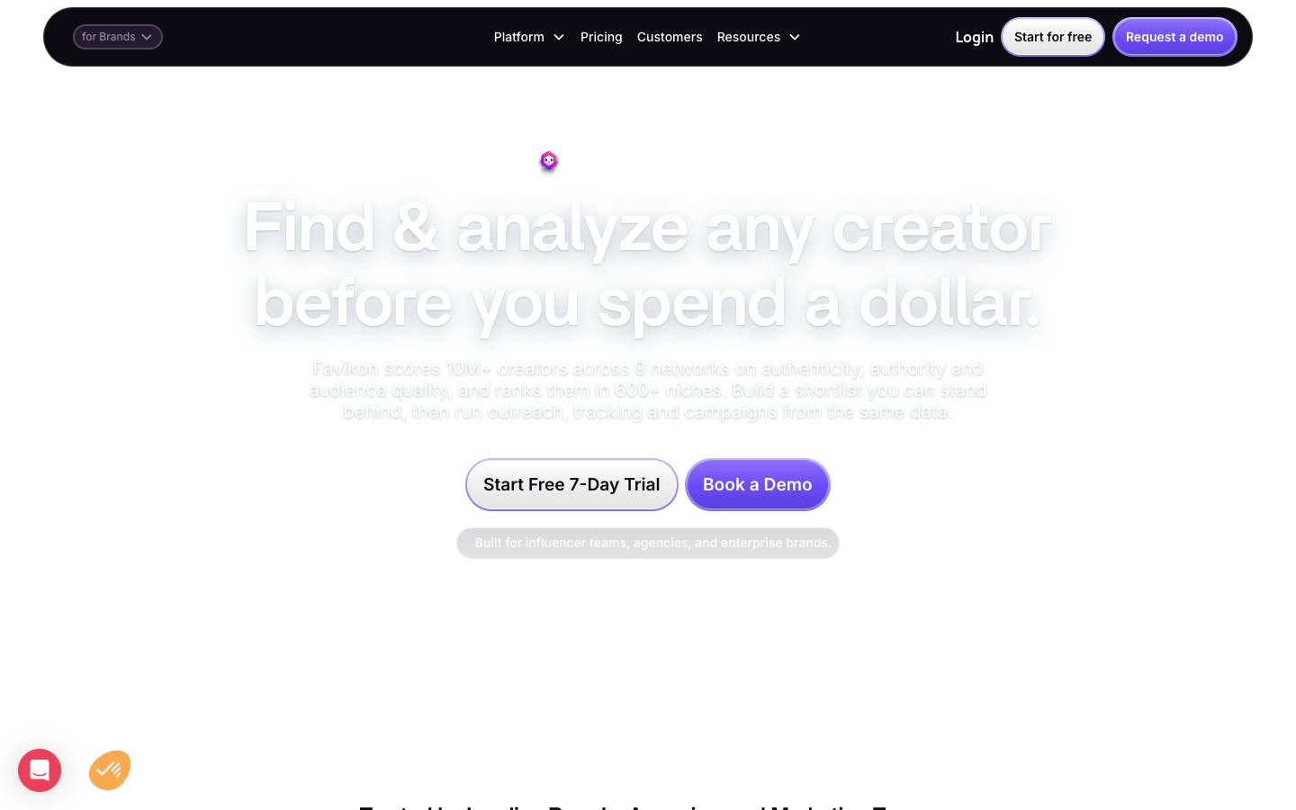 Favikon's homepage, as read on Oct 6, 2026