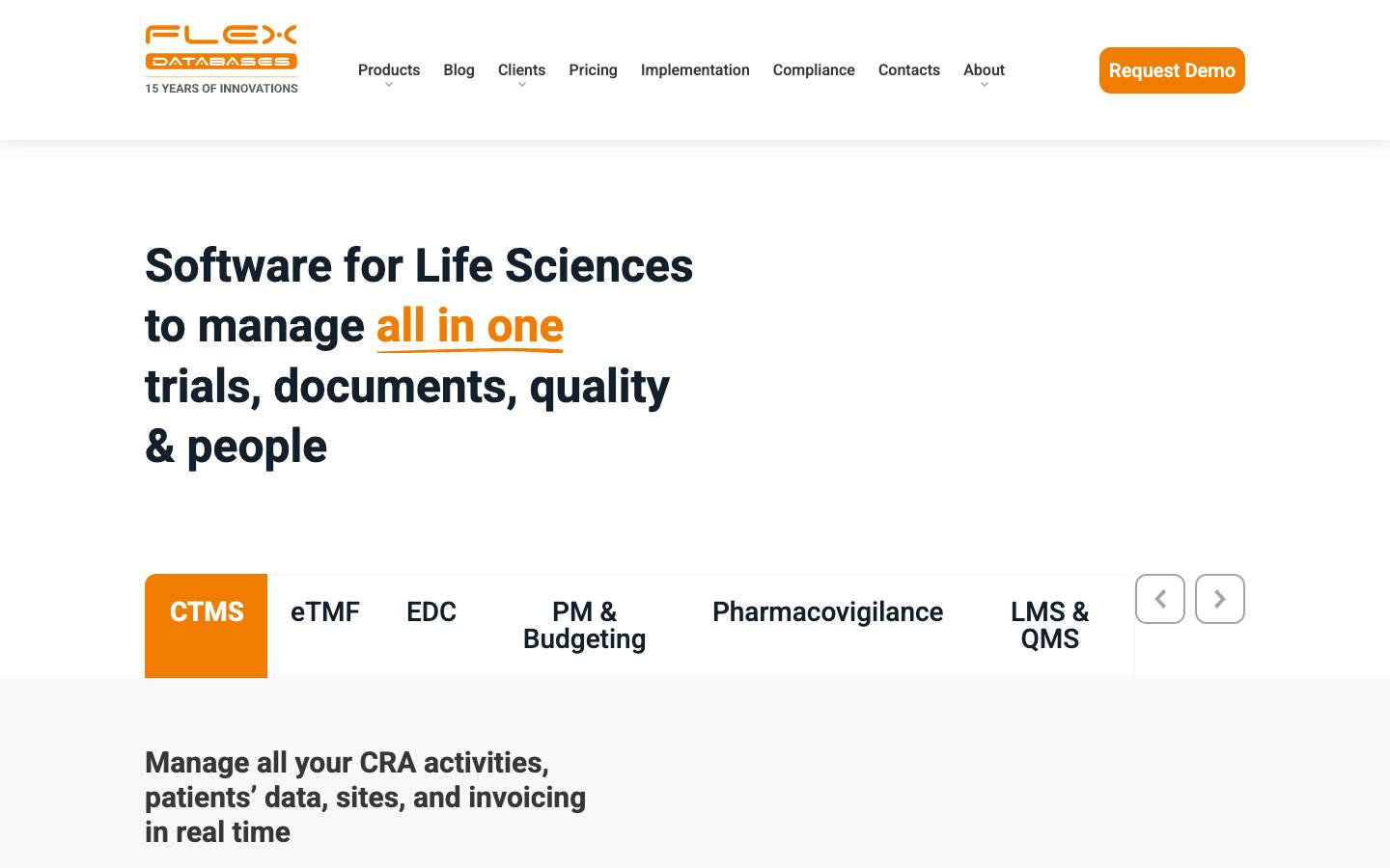 Flex Databases |'s homepage, as read on Oct 2, 2026