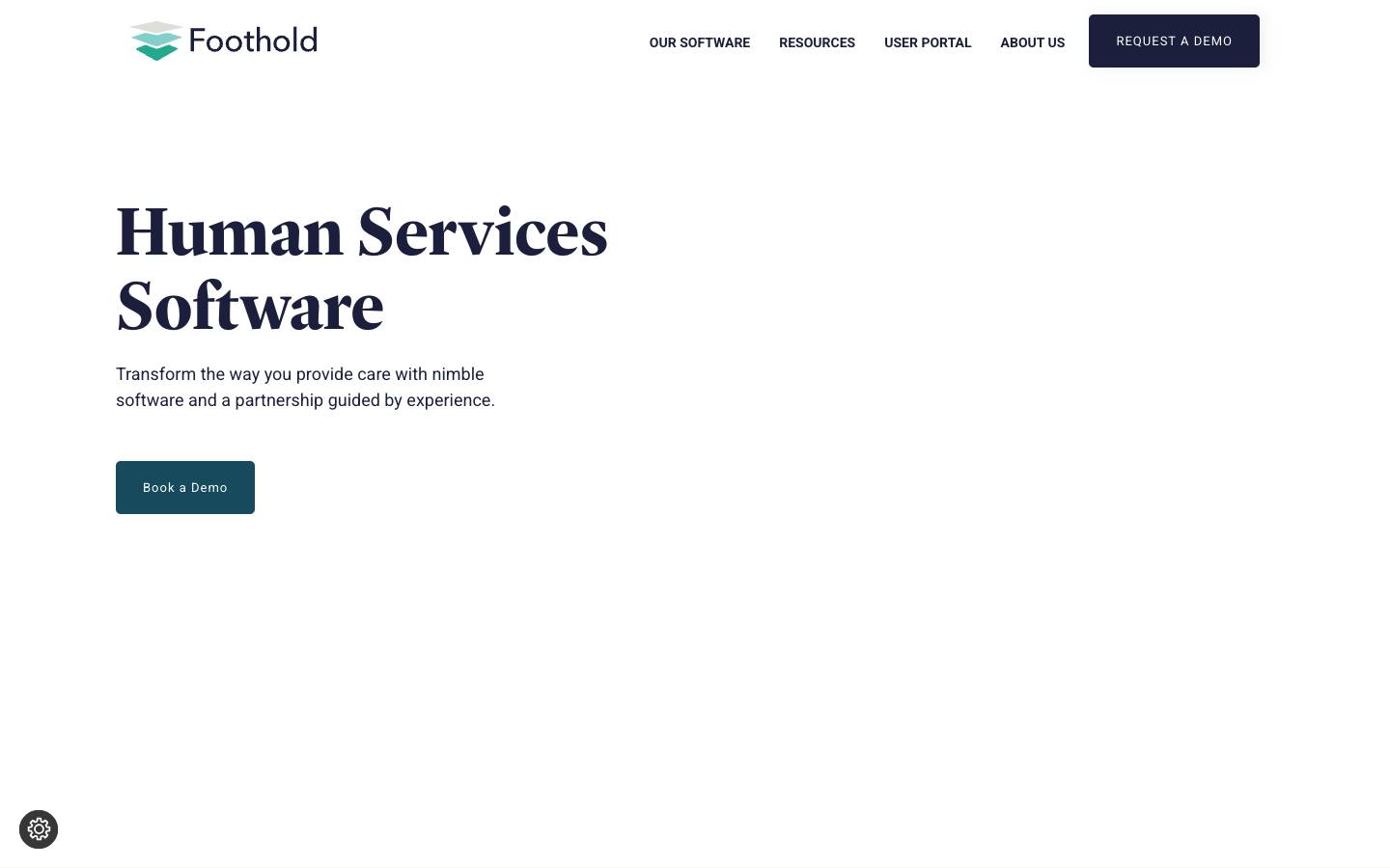 Foothold Technology's homepage, as read on Oct 2, 2026