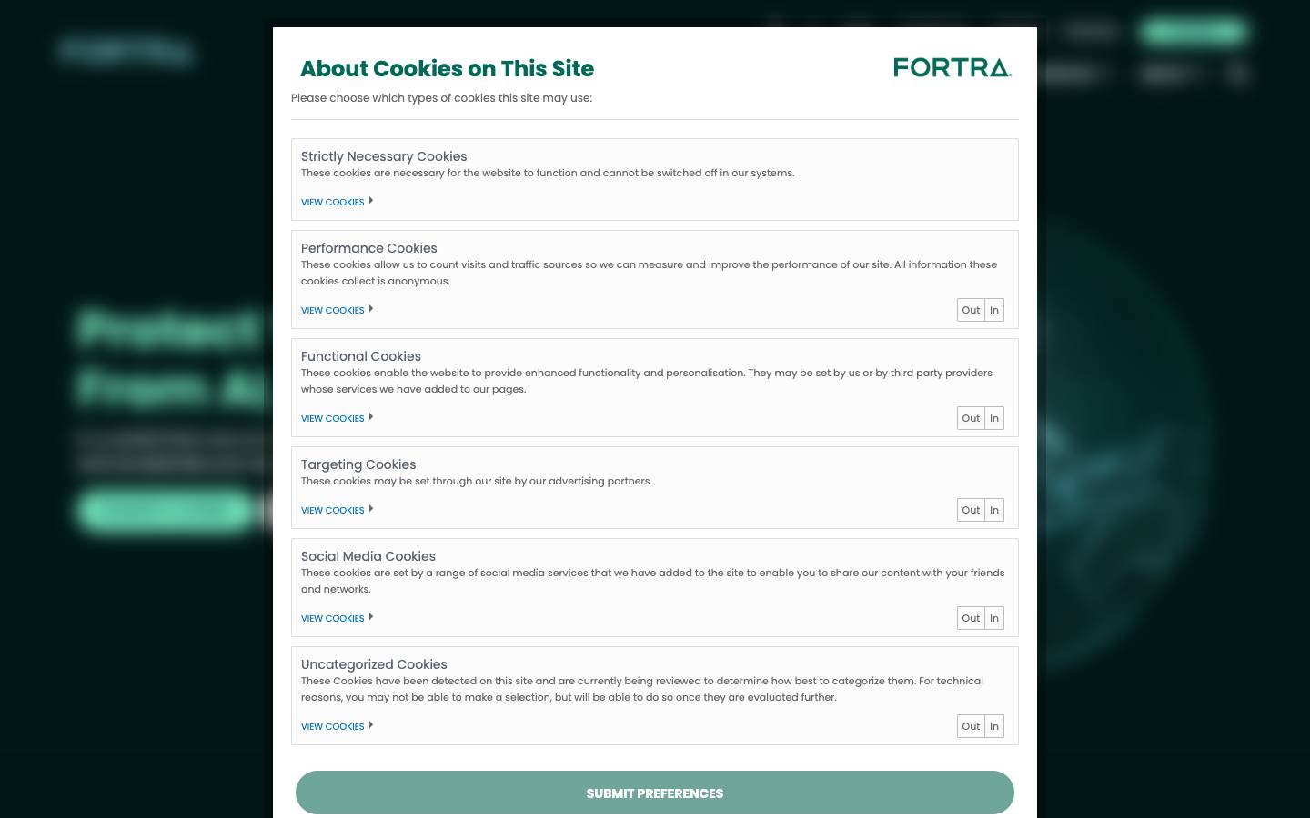 Fortra's homepage, as read on Oct 2, 2026