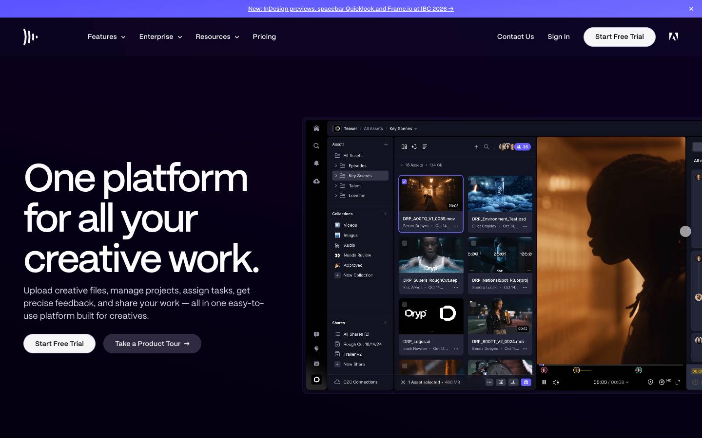 Frame's homepage, as read on Oct 2, 2026