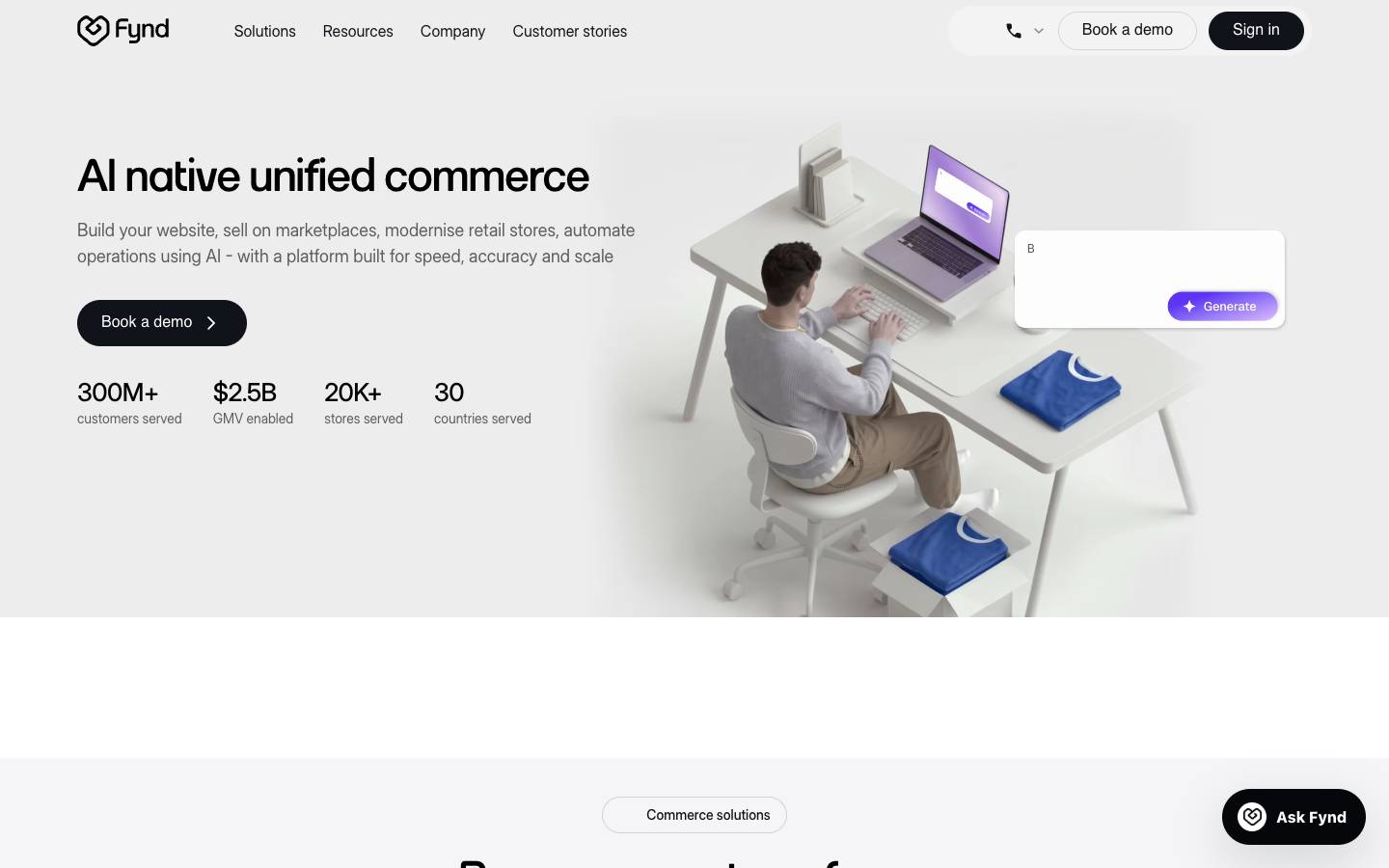 Fynd's homepage, as read on Oct 2, 2026