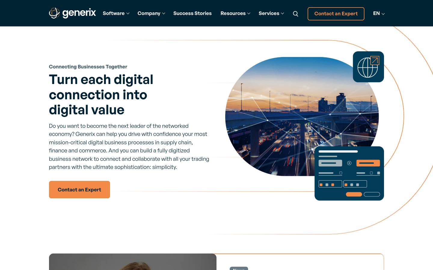 Generix Group's homepage, as read on Oct 2, 2026