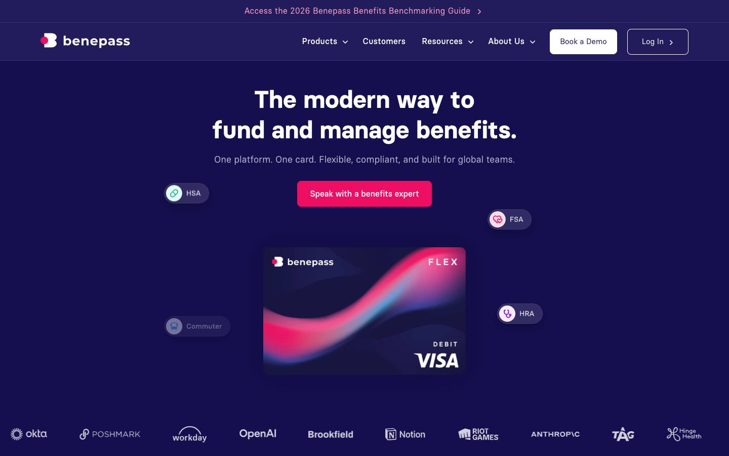 Getbenepass's homepage, as read on Oct 2, 2026